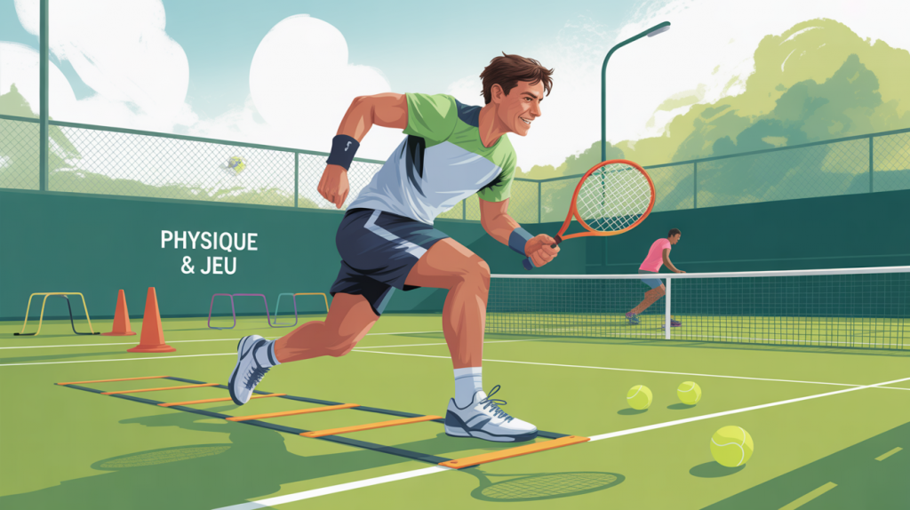 Tennis : travailler le physique et le jeu de jambes