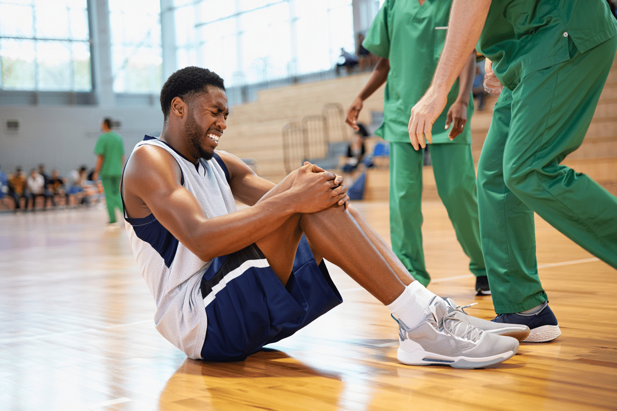 les blessures les plus fréquentes au basket