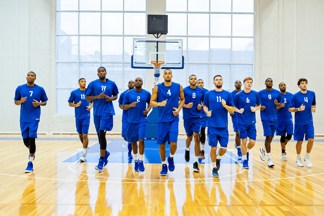 Echauffement pour la  prévention des blessures au basket