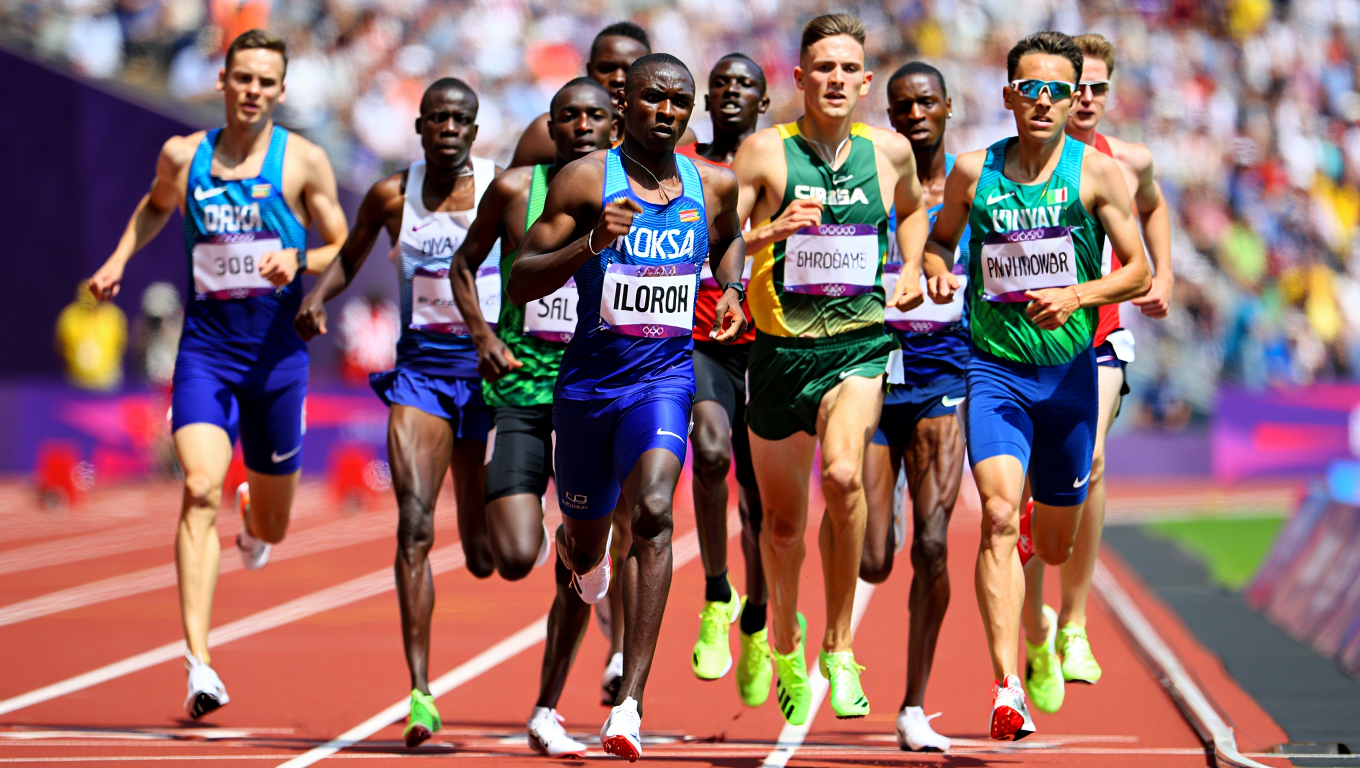 Course de demi-fond 800m