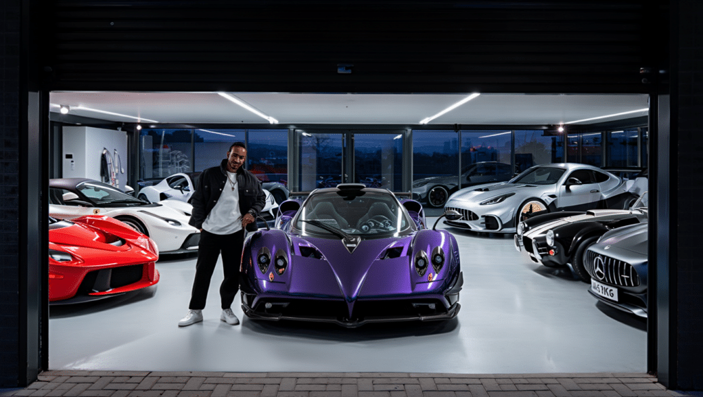 La collection de voitures de Lewis Hamilton