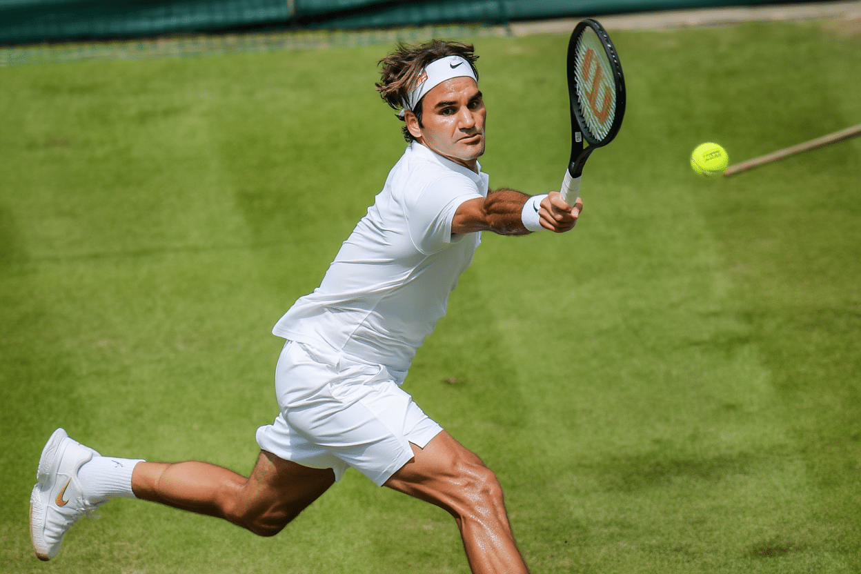 Le star du tennis Roger Federer