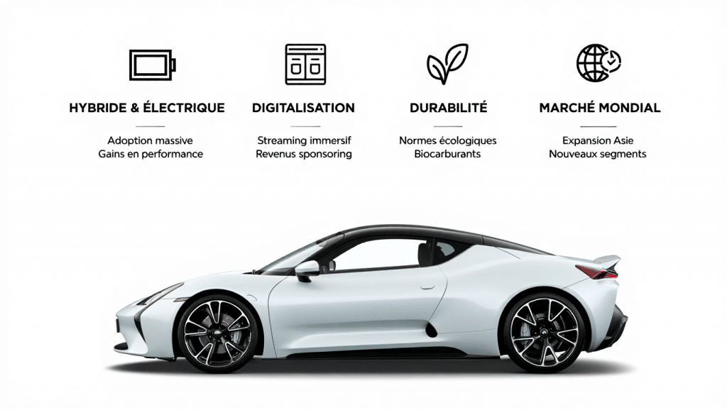 marché mondial sur les dernières évolutions en automobile sportive