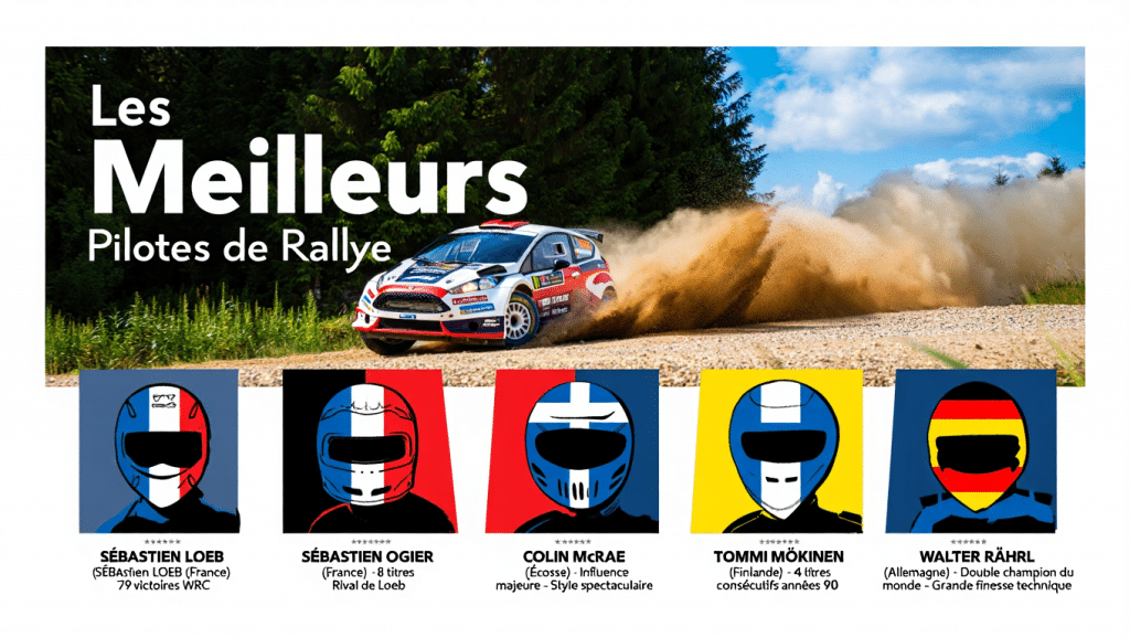 Les meilleurs pilotes de rallye