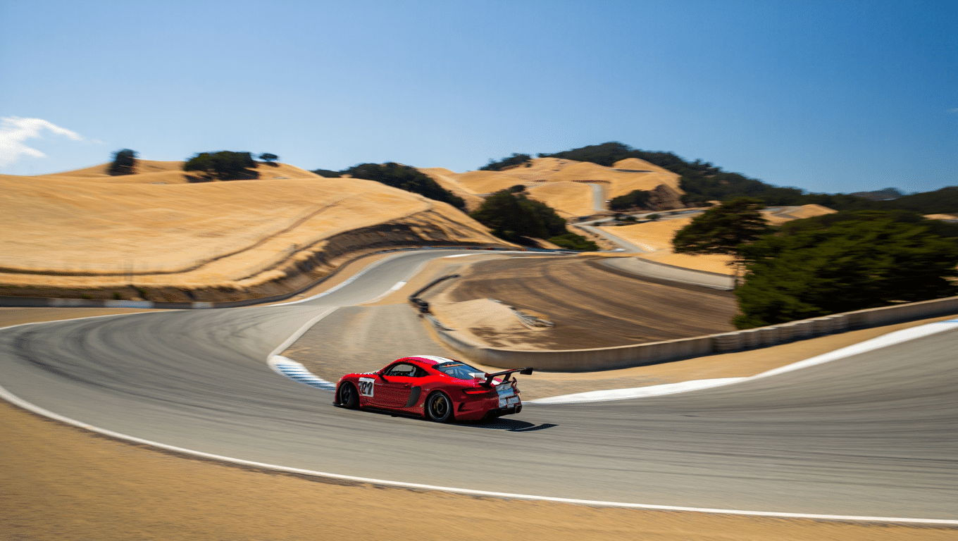 Le circuit Laguna Seca Corkscrew