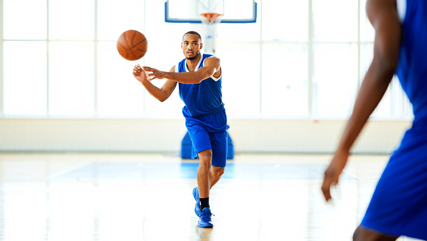 Précision de passe d'un meneur de jeu