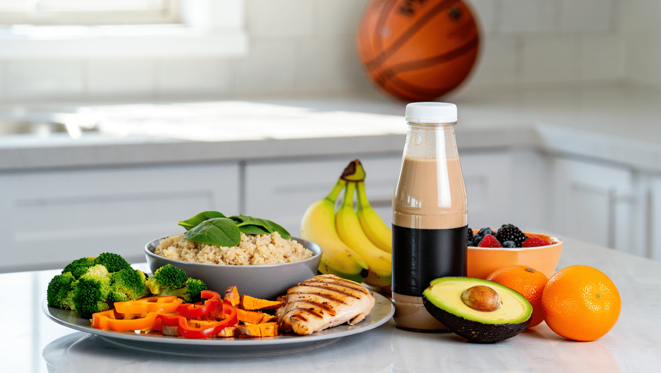 Macronutriments essentiels dans la nutrition d'un joueur de basket