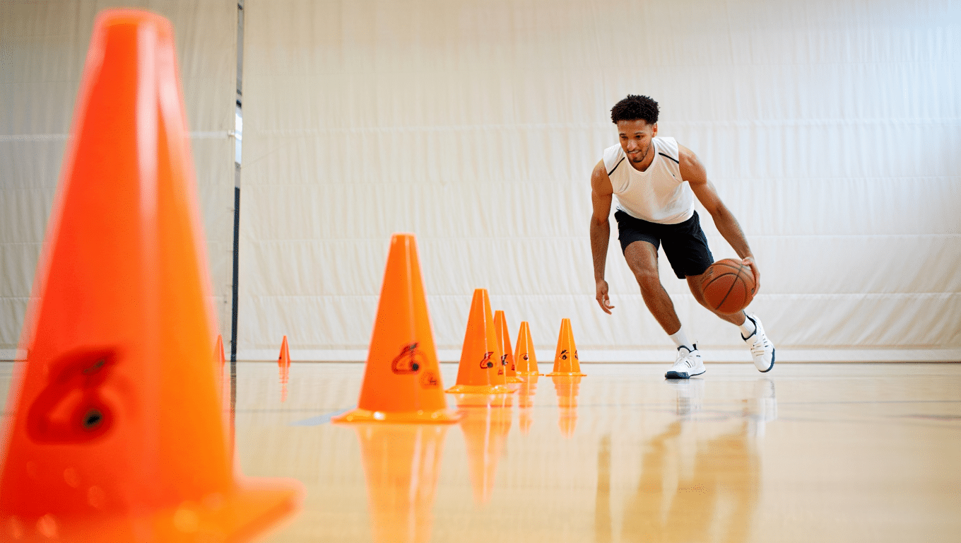 Exercices pratiques de dribble