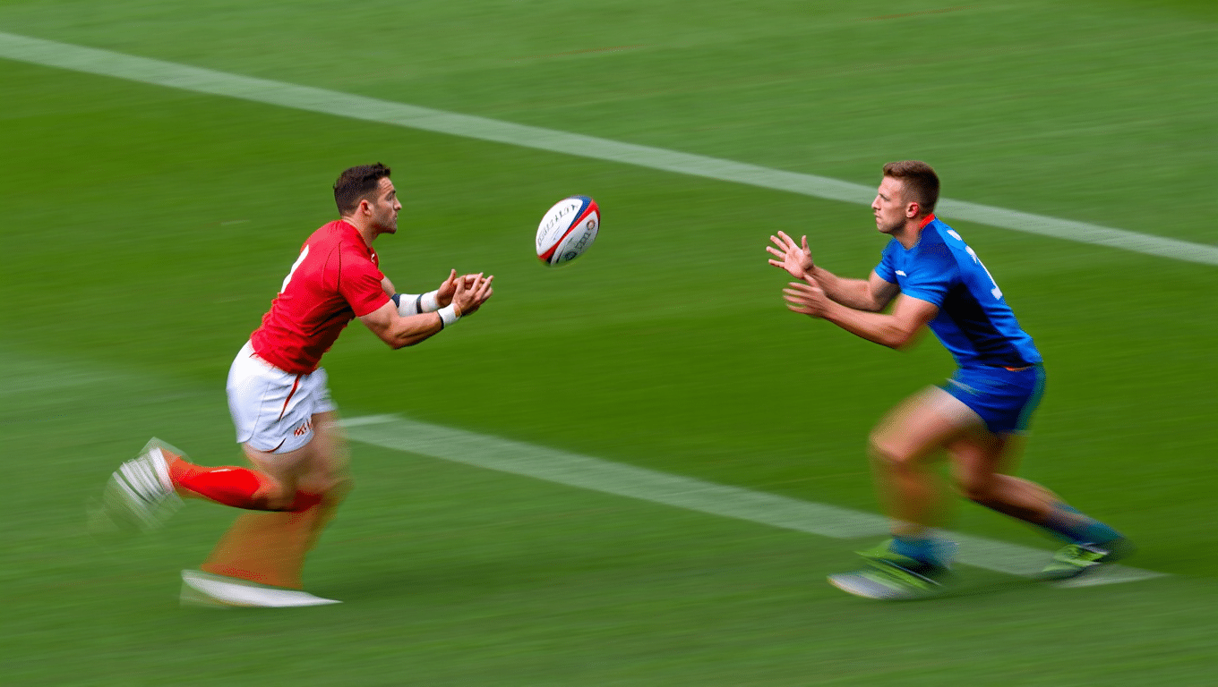 Les principes techniques de la passe vissée en rugby