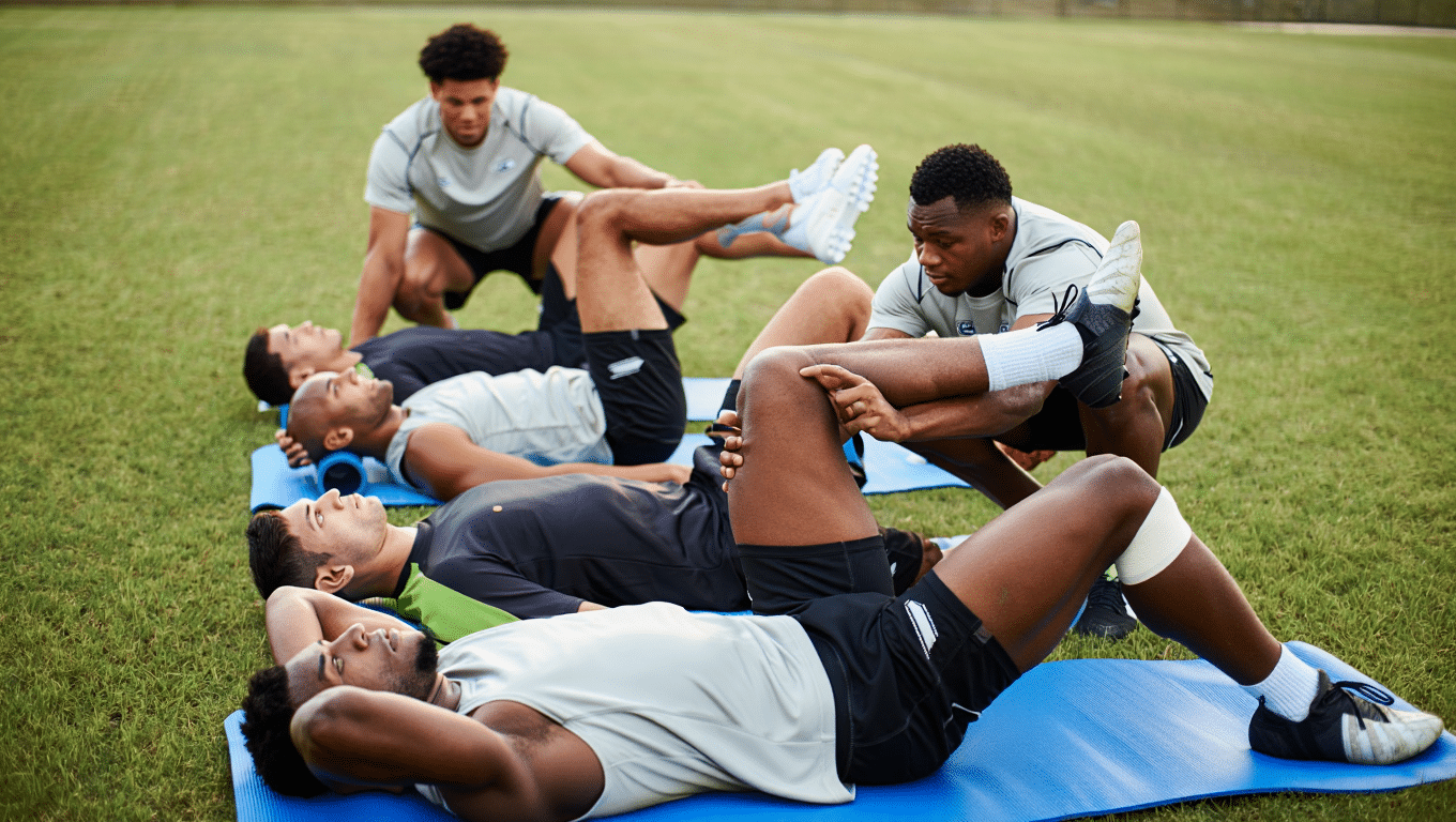 la préparation physique et la récupération au rugby.