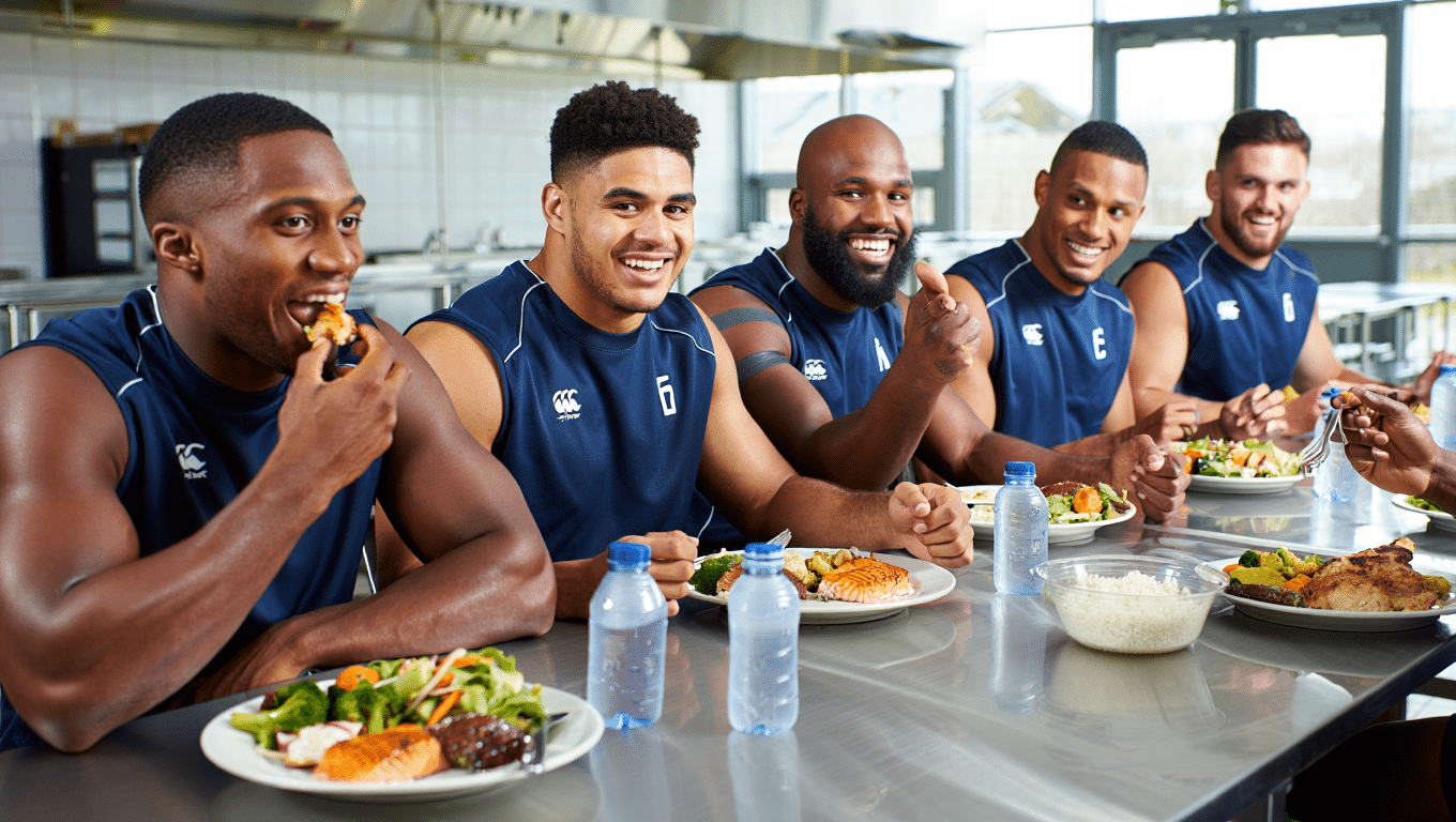 Une bonne alimentation pour améliorer la préparation physique des joueurs de rugby