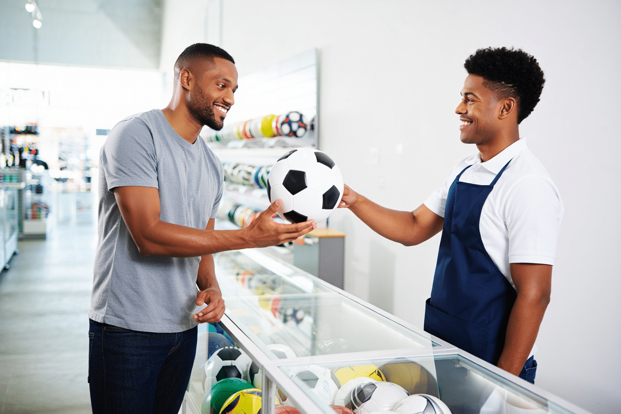 Magasin de ballons de football