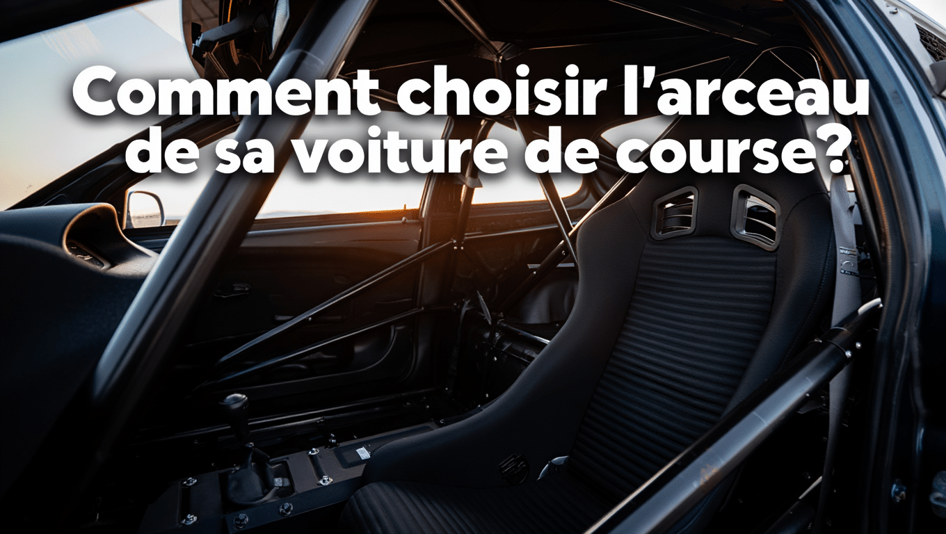 Un arceau de voiture de course