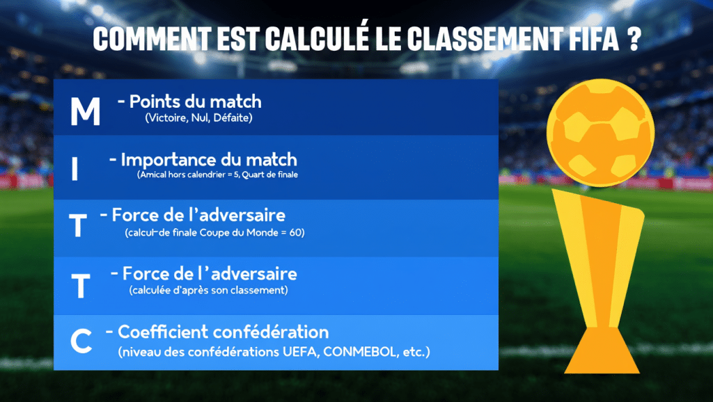 Calcul du classement FIFA
