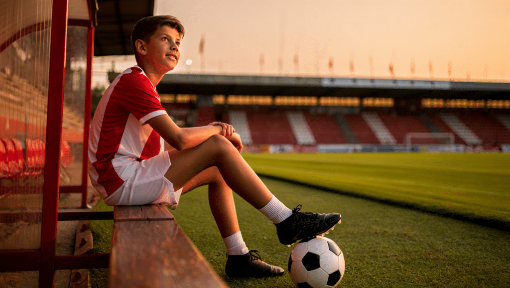 Jeune footballeur