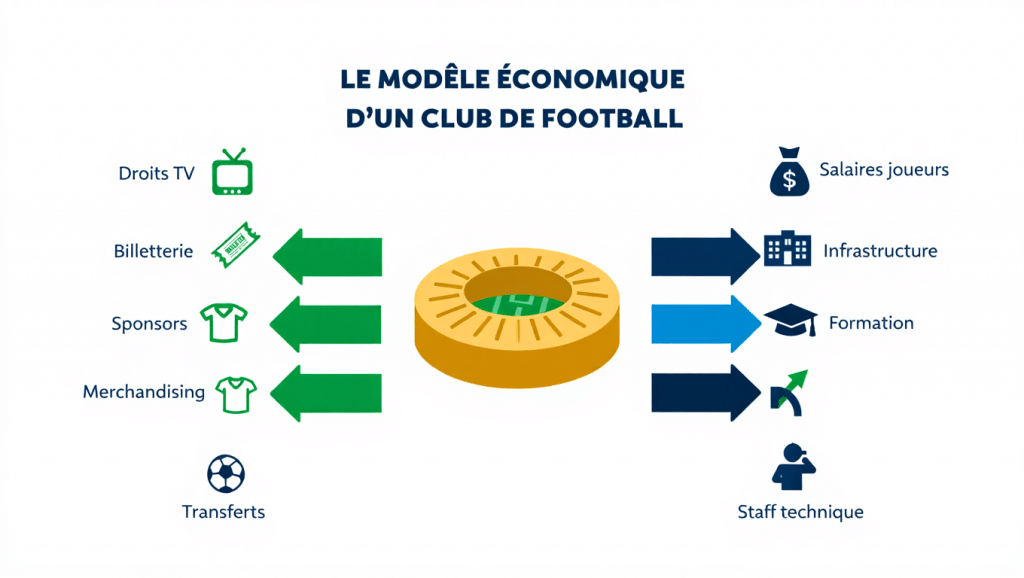 Le modèle économique d’un club de football