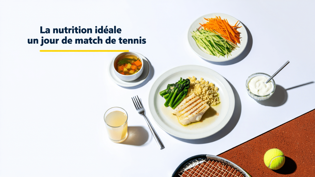La nutrition idéale un jour de match de tennis