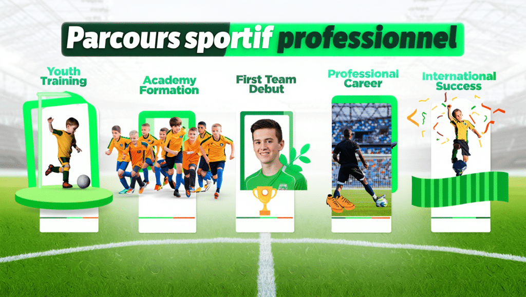 Le parcours d'un sportif professionnel