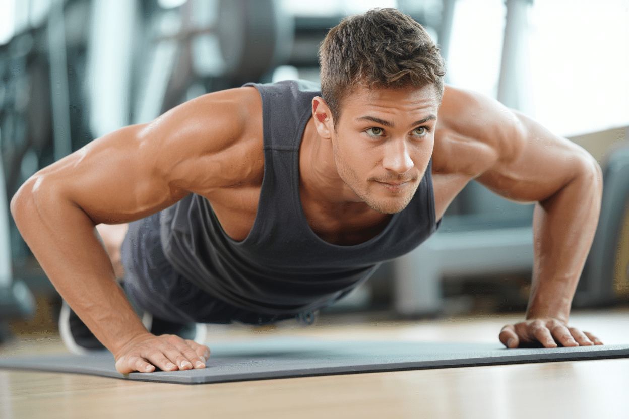 Renforcement musculaire par des pompes