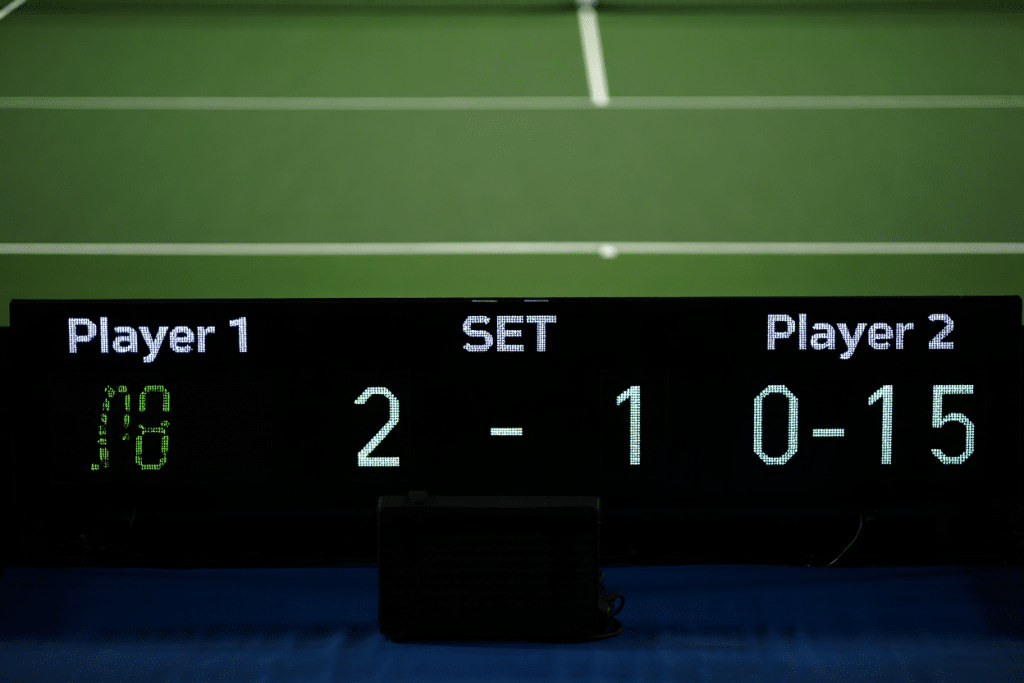 Scores en tennis