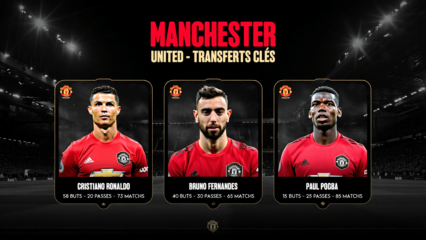 Les meilleurs transferts et performances au Manchester United