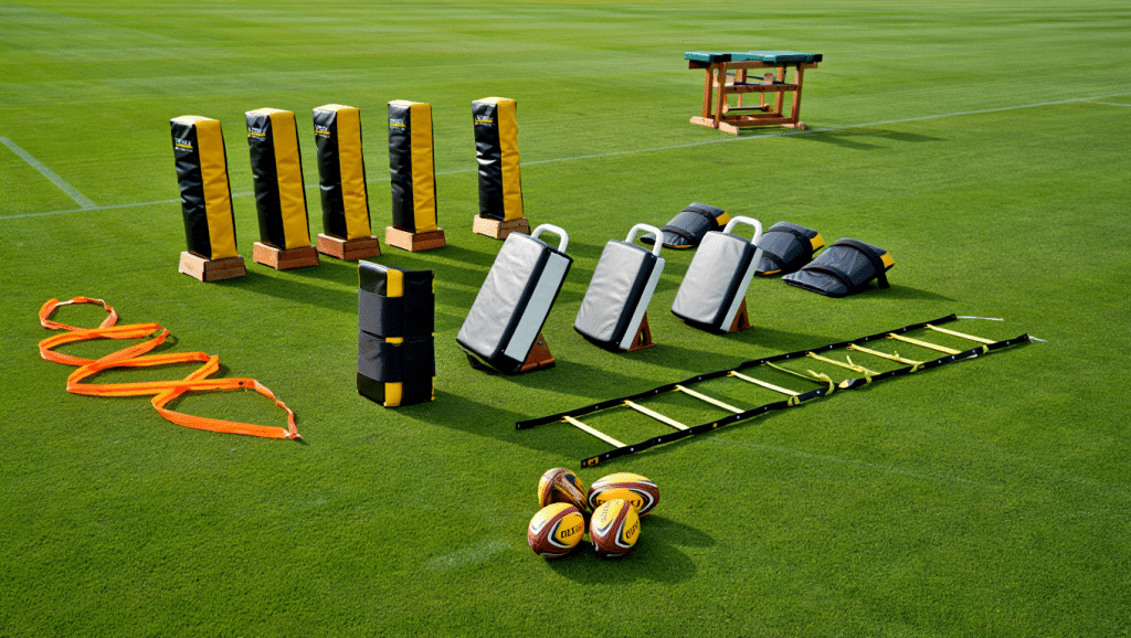 équipements d'entrainement au rugby