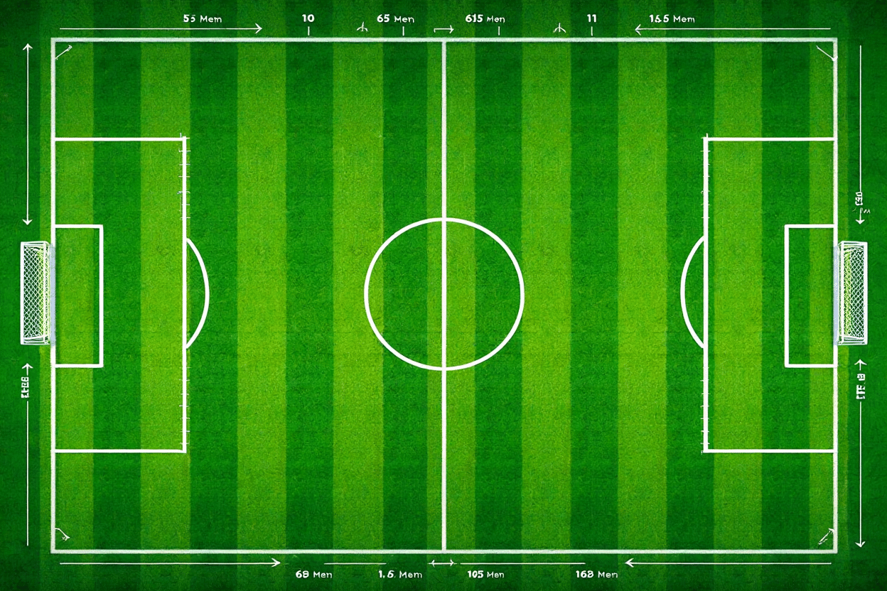 dimensions d'un terrain de foot