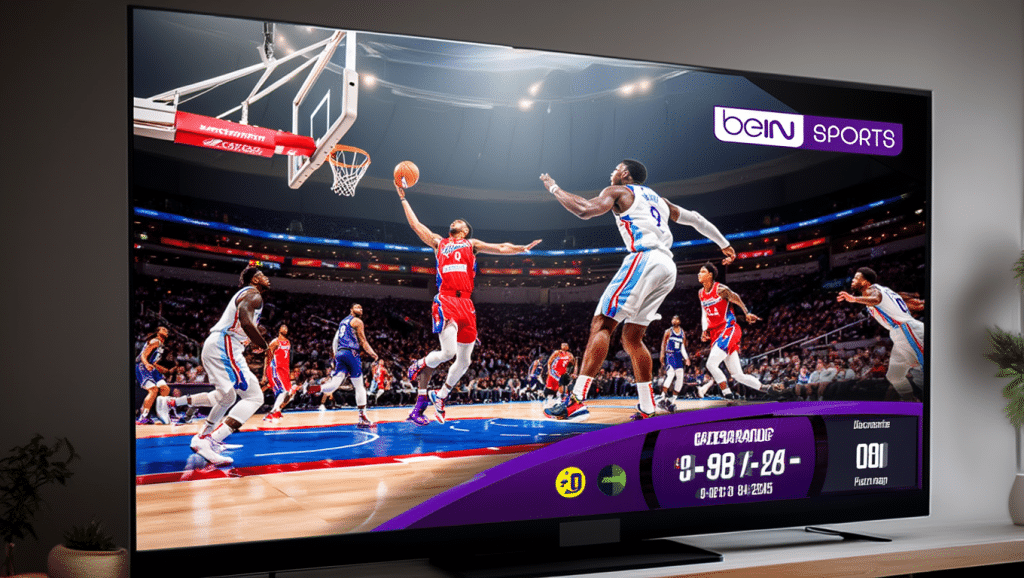Diffusion d'un match de basket sur beIN sports