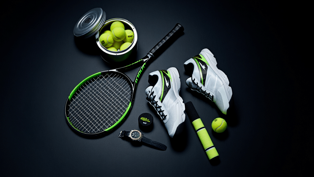 Les équipements de tennis