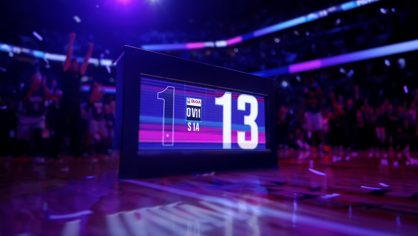 Ambiance de match Lakers Warriors de Golden State dans une arena NBA