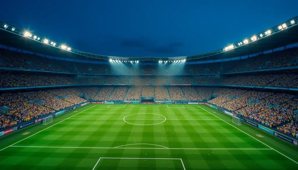 Stade de Coupe du monde lors d'un Brésil Haïti