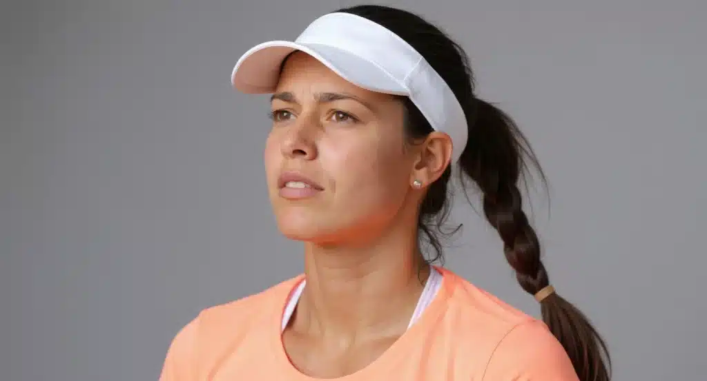 Ana Ivanovic, joueuse de tennis serbe, portrait studio